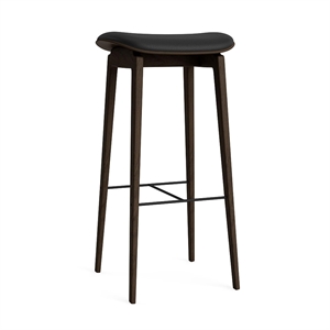 NORR11 NY11 Bar Stool H75 cm Dark Smoked Oak/Black 41599