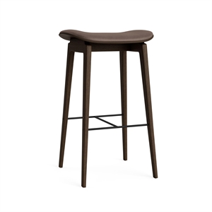 NORR11 NY11 Bar Stool H65 cm Dark Smoked Oak/Dark Brown 21001