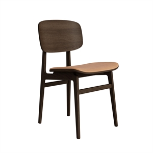 NORR11 NY11 Dining Chair Dark Smoked Oak/Camel 21004