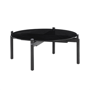 Wendelbo Notch Round Coffee Table Medium Black