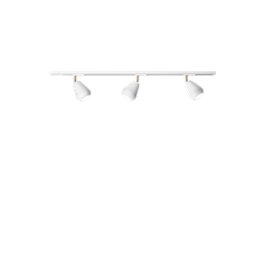 Nuura Anoli Spot Track Lampuilla 3 Kpl. Pohjoismainen Kulta/valkoinen