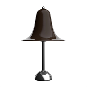 Verner Panton Pantop -pöytävalaisin Ø23, pikiruskea
