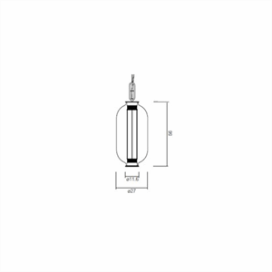 Parachilna Bai Ba Ba Wall Lamp Transparent