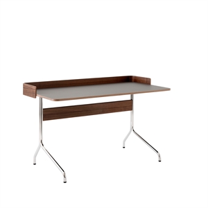 &Tradition Pavilion AV17 Desk Iron/Walnut/ Chrome