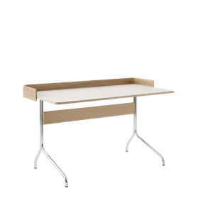 &Tradition Pavilion AV17 Desk Mushroom/Oak/Chrome