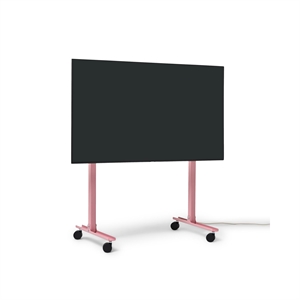 Pedestal Straight Rollin' TV Stand Bubble Gum