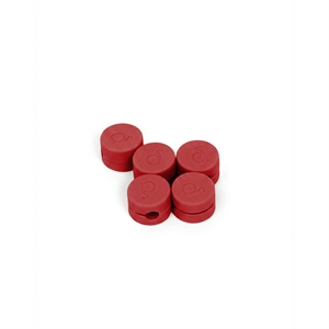 Pedestal Cable Clips Burnin' Red