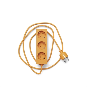 Pedestal Power Bar Power Strip 200 cm Apricot