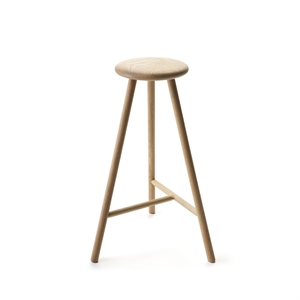 Nikari Linea Collection Perch High Bar Stool Oiled Oak