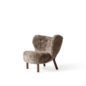 &Tradition Little Petra VB1 Armchair Sheepskin Sahara/Walnut