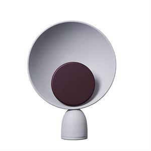 Please Wait to be Seated Blooper Table Lamp Purple Dimmer