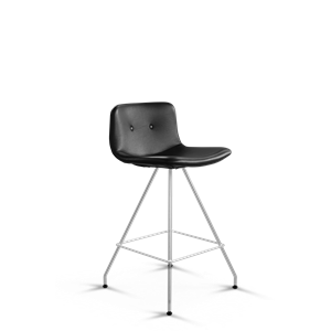 Bent Hansen Primum Bar Stool Low Stainless Steel/ Black