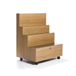 Karakter Rampa Shelving System Oak/Smoked Oak