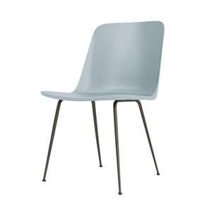 &Tradition Rely HW6 Dining Chair Without Armrest Light Blue/ Bronze