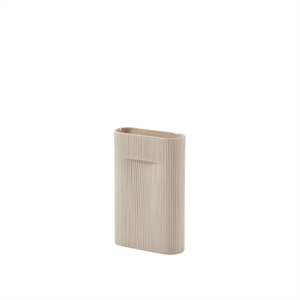 Muuto Ridge Vase Beige K35 cm