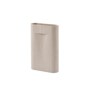 Muuto Ridge Vase Beige H48.5 cm