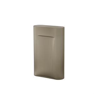 Muuto Ridge Vase H48.5 Taupe/Frosted Glass