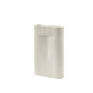 Muuto Ridge Vase H48.5 Luonnonvalkoinen