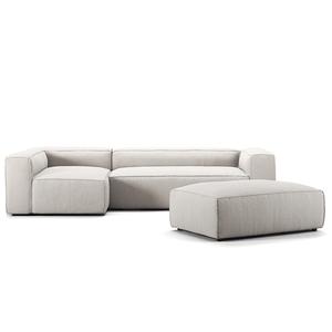 Decotique Grand 4-istuttava Sohva Divaani Avoin Pääty Ja Rahi Vasemmalla, Kuuvalkoinen