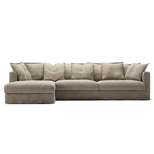 Decotique Le Grand Air 3-istuttava Sohva Divan Left Savage Linen