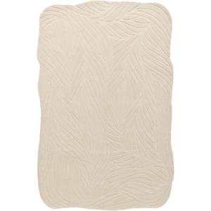 Decotique Leaf-matto 250x350 Luonnonvalkoinen