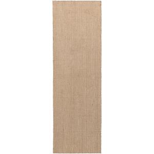 Decotique pilkullinen matto 75x250 luonnonvärinen