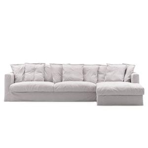 Decotique Le Grand Air 3-istuttava sohva divaani oikealle, utuisen harmaa