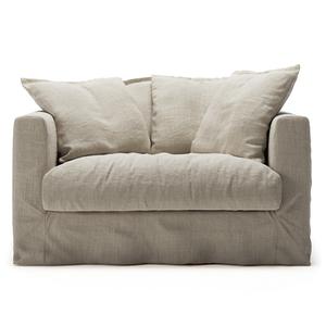 Decotique Le Grand Air Love Seat -nojatuoli Luonnonvaalea
