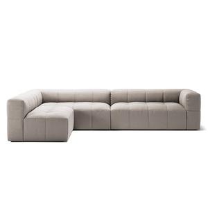 Decotique Mure 4-istuttava Sohva Avoimella Päädyllä, Vasen, Hiekkakuoren Värinen/beige