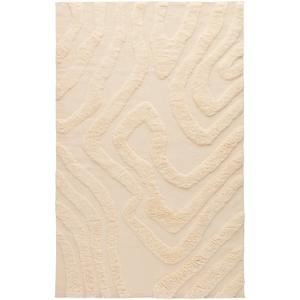 Decotique Flow -matto 250x350 Luonnonvalkoinen