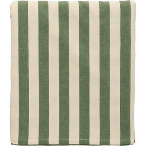 Decotique Block Raidallinen Pöytäliina 140x240 Vihreä