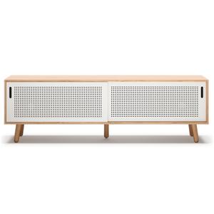 Department Ray TV-taso 180 cm Tammi/valkoinen