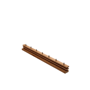 Fritz Hansen Skagerak Collection Cutter -vaatenaulakko, 100 Cm, Tiikki/ruostumaton Teräs