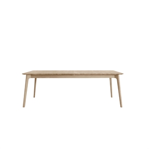 Ro Collection Salon -jatkettava pöytä 100x220-320 cm Saippuakäsitelty tammi