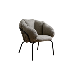 Maze Same Easy Armchair Black/ Taupe