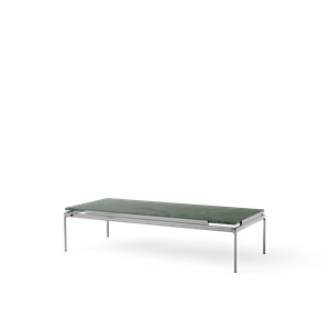 &Tradition Set LN12 Coffee Table Verde Guatemala/Dark Chrome