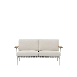 Muuto Settle Outdoor 2-istuttava sohva Laze 1/harmaa