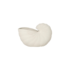 Ferm Living Shell Pot Luonnonvalkoinen