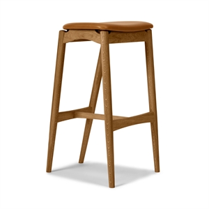 Sibast Furniture No 7 Barstool 65 Without Back Oiled Oak/Cognac