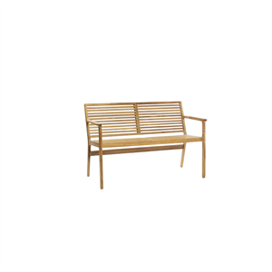 Sibast Furniture RIB 2-hengen Puutarhapenkki Tiikki