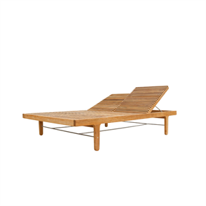 Sibast Furniture RIB -aurinkovuode, kaksikerroksinen tiikkipuu