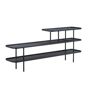 Wendelbo Slice Bookcase Medium Long Black