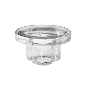 Miniforms-sohvapöytä Ø55 läpinäkyvä