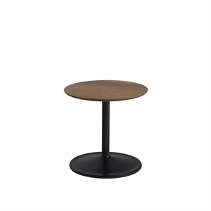 Muuto Soft Coffee Table Smoked Oak/Black Ø41 H40