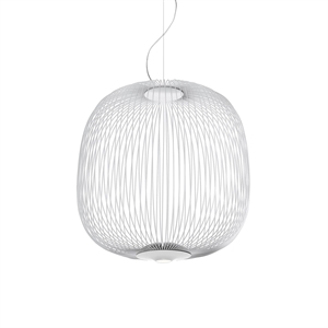 Foscarini Spokes 2 Riippuvalaisin LED-valoilla, Valkoinen