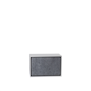 Muuto Pinottu hyllyjärjestelmä Acoustic Panel Large Grey Mélange