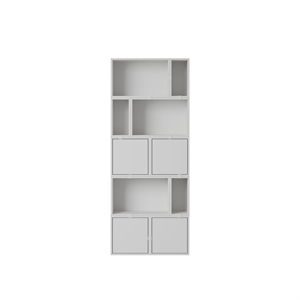 Muuto Stacked Bookcase Configuration 8 Harmaa