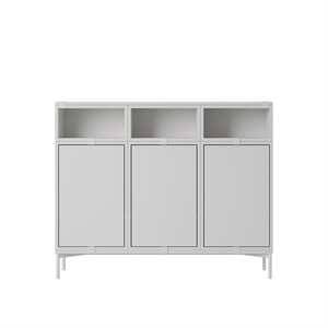 Muuto Stacked Bookcase Configuration 3 Harmaa