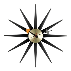 Vitra Sunburst Kellokello musta/messinki