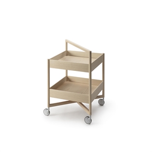 Nikari Taso -tarjotin, Korkea, Pyörillä, Tammi